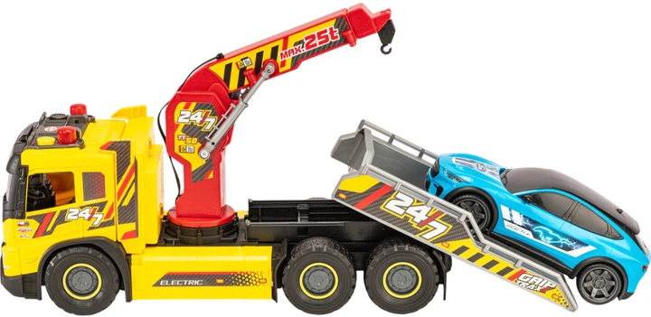 Ігровий набір Dickie Toys Евакуатор Volvo з машинкою зі звуковим та світловим ефектом 55 см (3749039) (4006333093449) - зображення 4