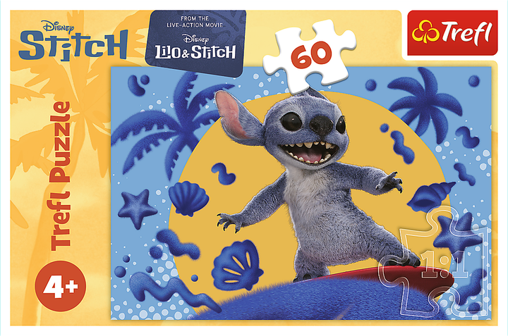 Пазл Trefl Lilo & Stitch The Movie День со Стичем 60 элементов (5900511174076) - Фото 3 Пазл Trefl Lilo & Stitch The Movie День со Стичем 60 элементов (5900511174076) - изображение 3