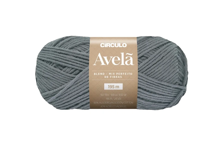 8952 AVELA пряжа (60%бавовна, 40%акріл, ), сірий - Фото 1 8952 AVELA пряжа (60%бавовна, 40%акріл, ), сірий - изображение 1
