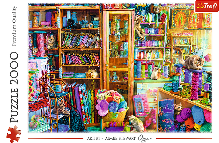Puzzle Trefl Koci raj 2000 elementów 27113 (5900511271133) - obraz 2
