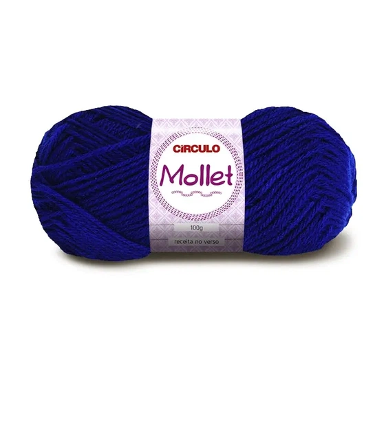 512 MOLLET пряжа пряжа (100% акрил, 100гр, 200м), синій - Фото 1 512 MOLLET пряжа пряжа (100% акрил, 100гр, 200м), синій - изображение 1
