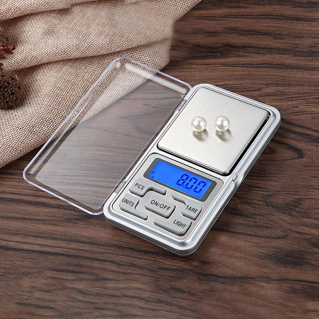 Кухонные весы электронные Domotec 1724MS-C ювелирные цифровые с LCD-дисплеем, высокоточные до 500г - изображение 7