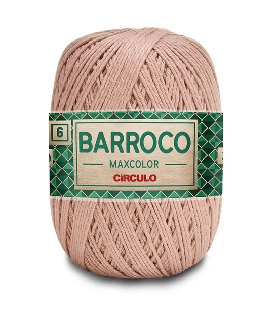 7727 BARROCO MAXCOLOR 6 пряжа (100% бавовна, 200гр. 226м.), молочний - Фото 1 7727 BARROCO MAXCOLOR 6 пряжа (100% бавовна, 200гр. 226м.), молочний - изображение 1