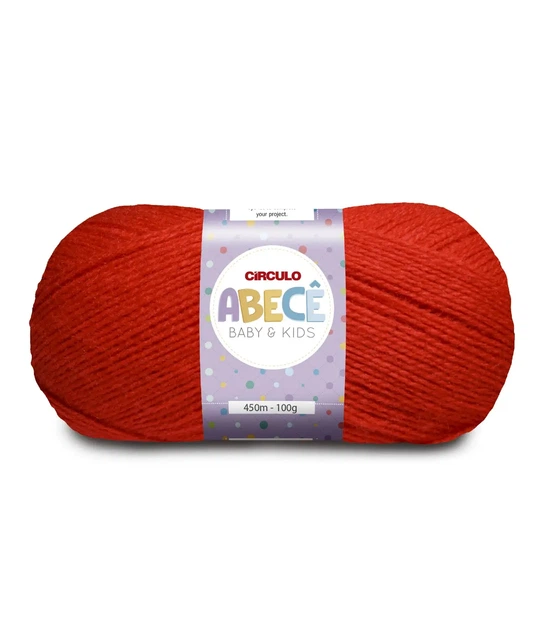 145 ABECE пряжа (100% акріл, 100гр. 430м. ), червоний - Фото 1 145 ABECE пряжа (100% акріл, 100гр. 430м. ), червоний - изображение 1