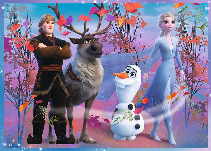 Пазли 4в1 Trefl Frozen II Подорож у невідоме 35+48+54+70 елементів 34323 (5900511343236) - зображення 4