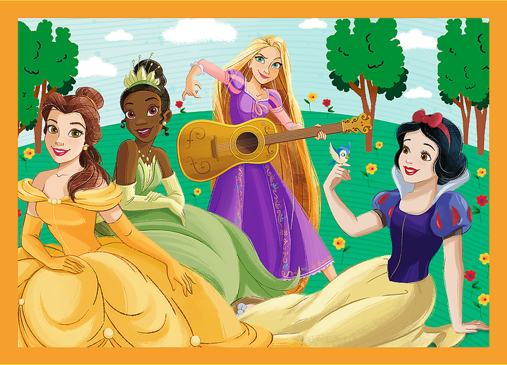 Пазли 4 in 1 Trefl Disney Princess Казкові історії 35+48+54+70 елементів (5900511346510) - Фото 4 Пазли 4 in 1 Trefl Disney Princess Казкові історії 35+48+54+70 елементів (5900511346510) - изображение 4