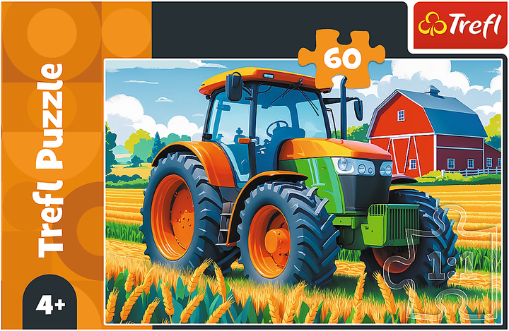 Puzzle Trefl Pojazd rolnika 60 elementów 16492 (5900511164923) - obraz 2