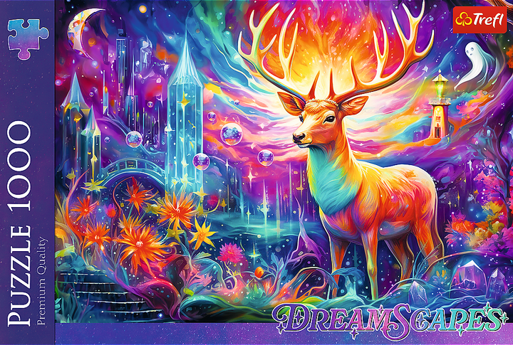 Пазл Trefl DreamScapes Містичний олень 1000 елементів 10933 (5900511109337) - зображення 2