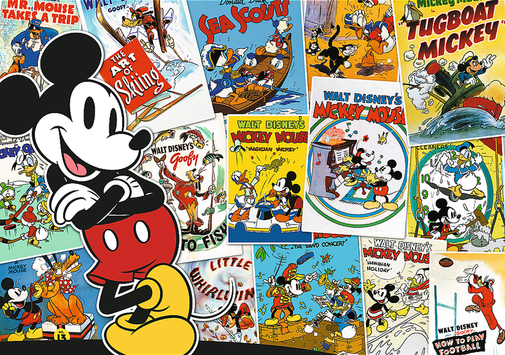 Пазл Trefl Mickey Mouse Мир Микки 1000 элементов (5900511107418) - Фото 2 Пазл Trefl Mickey Mouse Мир Микки 1000 элементов (5900511107418) - изображение 2