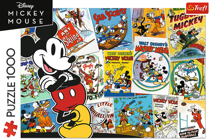 Пазл Trefl Mickey Mouse Мир Микки 1000 элементов (5900511107418) - Фото 3 Пазл Trefl Mickey Mouse Мир Микки 1000 элементов (5900511107418) - изображение 3