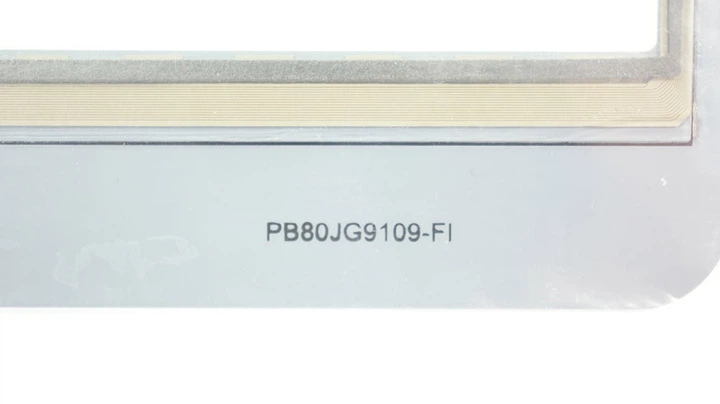 Тачскрін (сенсорне скло) PB80JG9109-F1 8 зовнішній розмір 198*133 мм робочий розмір 161*121 мм білий - зображення 4