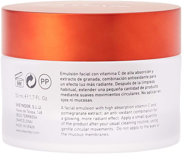 Emulsja do twarzy z filtrem SPF Skeyndor Power C+ Energizing nawilżająca 50 ml (8436542360869) - obraz 3