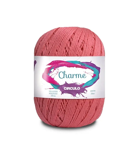 3048 CHARME пряжа (100% мерс.бавовна, 150гр. 396м. ), рожевий - Фото 1 3048 CHARME пряжа (100% мерс.бавовна, 150гр. 396м. ), рожевий - изображение 1