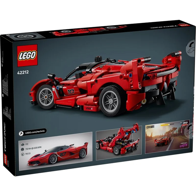 Конструктор LEGO Technic Ferrari FXX K 897 деталей 42212 (5702017816357) - зображення 7