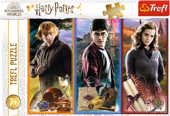 Пазл Trefl Harry Potter В мире магии и колдовства 200 элементов (5900511132779) - изображение 3