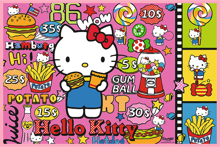 Пазлы Trefl Hello Kitty Поздравляю Китти и друзей 2х200 элементов (5900511133363) - Фото 3 Пазлы Trefl Hello Kitty Поздравляю Китти и друзей 2х200 элементов (5900511133363) - изображение 3