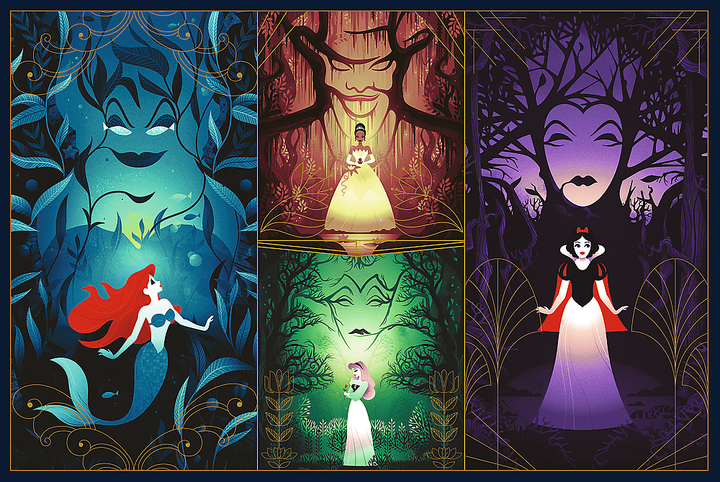 Пазли Trefl Disney Princess Чарівні принцеси 2х200 елементів 13317 (5900511133172) - зображення 4