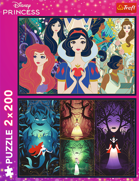 Пазли Trefl Disney Princess Чарівні принцеси 2х200 елементів 13317 (5900511133172) - зображення 2