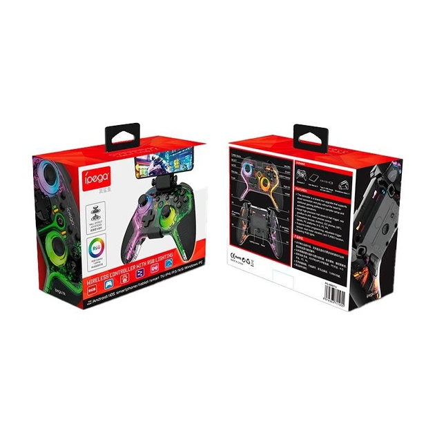 Беспроводной джойстик геймпад iPega PG-9666TH Bluetooth Android, PC, PS3, PS4, Nintendo Switch Black - изображение 8