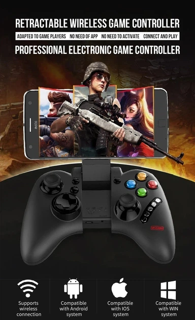 Беспроводной джойстик геймпад iPega Classic Bluetooth PG-9021S для смартфона на Android и Android TV Box Black - Фото 10 Беспроводной джойстик геймпад iPega Classic Bluetooth PG-9021S для смартфона на Android и Android TV Box Black - изображение 10
