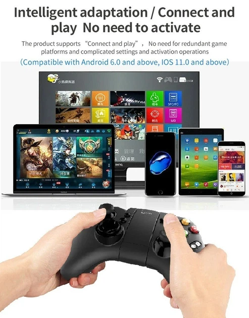 Беспроводной джойстик геймпад iPega Classic Bluetooth PG-9021S для смартфона на Android и Android TV Box Black - Фото 11 Беспроводной джойстик геймпад iPega Classic Bluetooth PG-9021S для смартфона на Android и Android TV Box Black - изображение 11