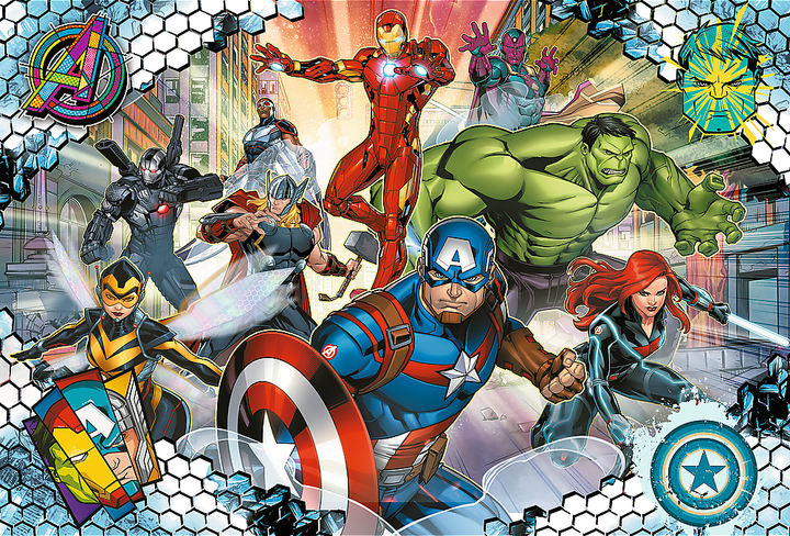 Пазл Trefl Marvel The Avengers Известные мстители 100 элементов (5900511164541) - Фото 2 Пазл Trefl Marvel The Avengers Известные мстители 100 элементов (5900511164541) - изображение 2