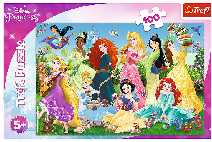 Пазл Trefl Disney Princess Волшебные принцессы 100 элементов (5900511164176) - изображение 3