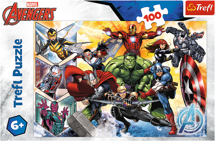 Пазл Trefl Marvel The Avengers Сила Мстителей 100 элементов (5900511164312) - изображение 3
