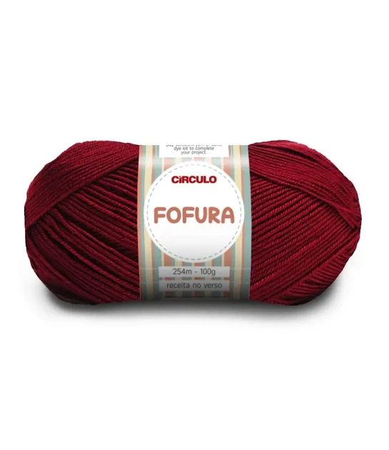 7136 FOFURA пряжа (100% акрил, 100гр. 254м ), бордовий - Фото 1 7136 FOFURA пряжа (100% акрил, 100гр. 254м ), бордовий - изображение 1