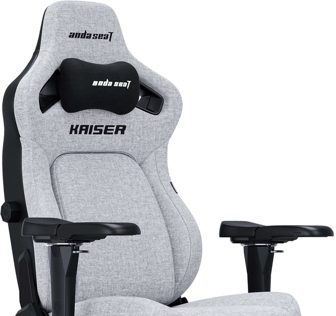 Крісло ігрове Anda Seat Kaiser 4 L Gray Fabric (AD12YDDC-L-20-G-CF) - зображення 5