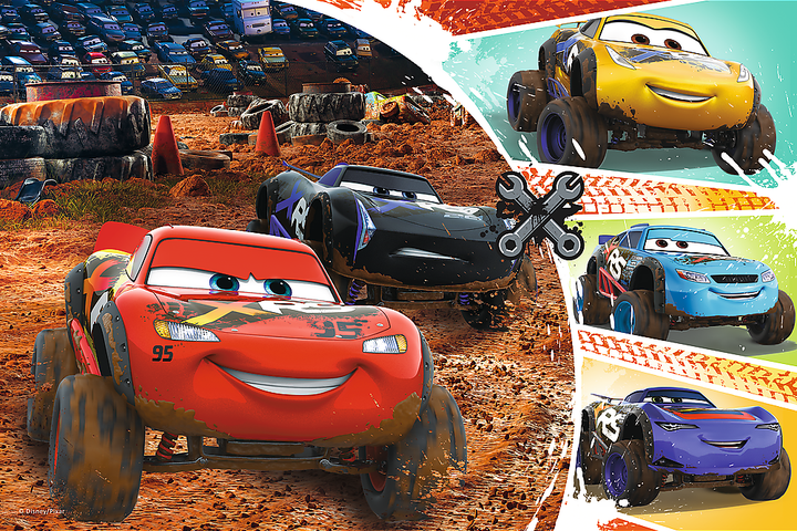 Пазл Trefl Cars Молния Маккуин с друзьями 60 элементов (5900511173277) - Фото 2 Пазл Trefl Cars Молния Маккуин с друзьями 60 элементов (5900511173277) - изображение 2