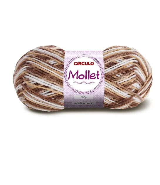 9687 MOLLET пряжа пряжа (100% акрил, 100гр, 200м), шоколадний - Фото 1 9687 MOLLET пряжа пряжа (100% акрил, 100гр, 200м), шоколадний - изображение 1