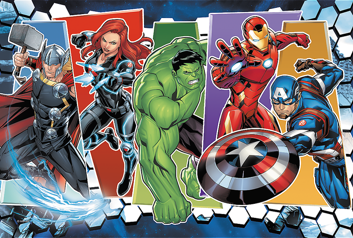 Пазл Trefl Marvel The Avengers Мстители Непобедимые 60 элементов (5900511173574) - изображение 2