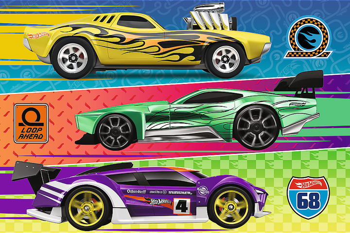 Пазл Trefl Hot Wheels Гонка 60 элементов (5900511173895) - Фото 2 Пазл Trefl Hot Wheels Гонка 60 элементов (5900511173895) - изображение 2