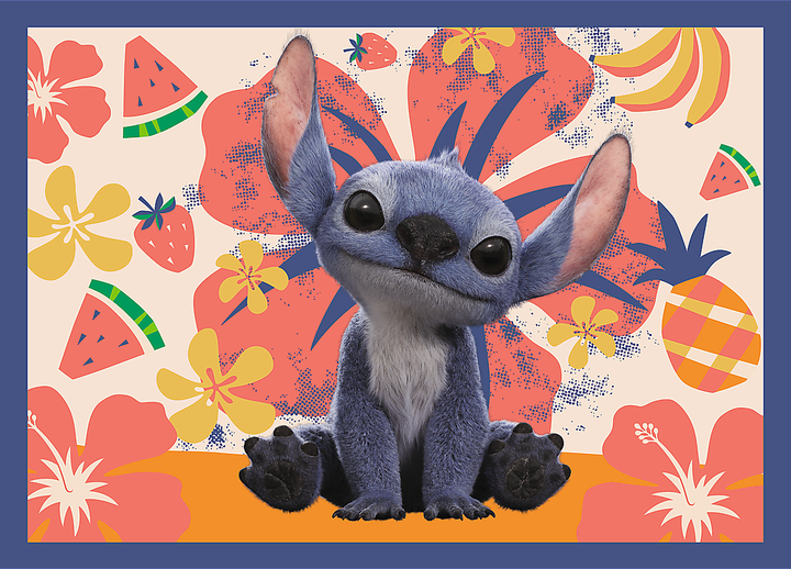 Puzzle 4 in 1 Trefl Stitch The Movie Wakacje na Hawajach 35+48+54+70 elementów 34666 (5900511346664) - obraz 3