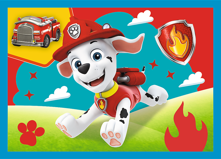 Пазлы 4 in 1 Trefl Paw Patrol Запуск щенков 12+15+20+24 элемента (5900511346282) - изображение 3