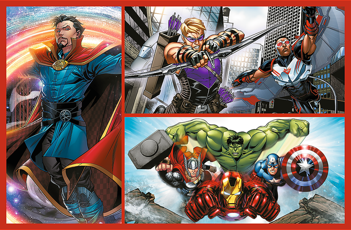 Пазлы Trefl Marvel The Avengers Стать героем 2х70 элементов (5900511344394) - изображение 2