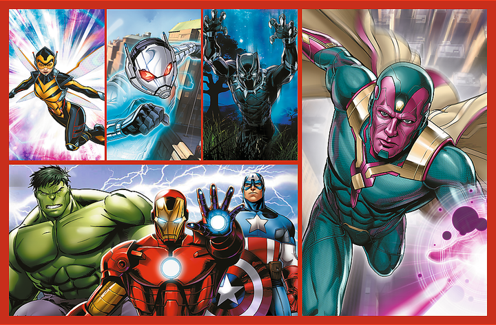 Пазлы Trefl Marvel The Avengers Стать героем 2х70 элементов (5900511344394) - изображение 3