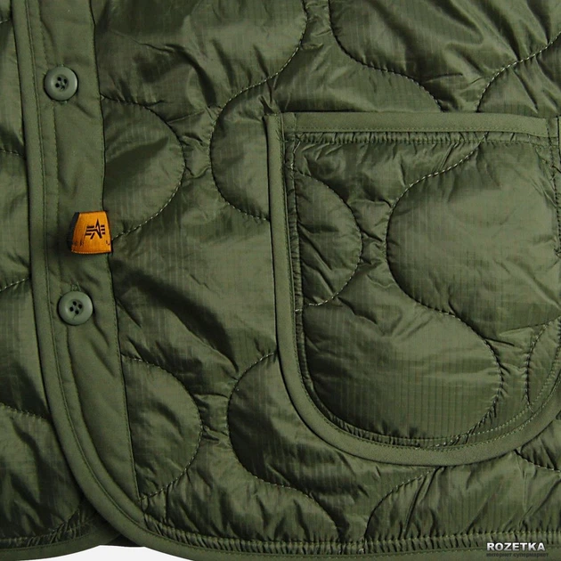 Ветровка мужская Alpha Industries Als/92 Liner S Olive Green (640631457356) - Фото 3 Ветровка мужская Alpha Industries Als/92 Liner S Olive Green (640631457356) - изображение 3