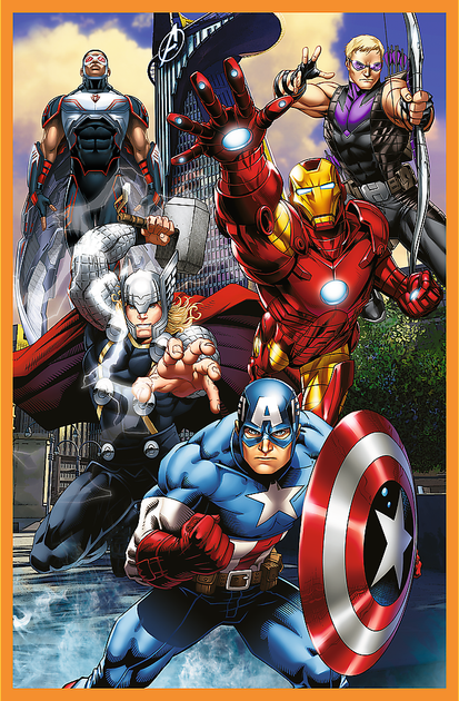 Пазлы Trefl Marvel The Avengers Дни, наполненные действиями 3х80 элементов (5900511348835) - изображение 2