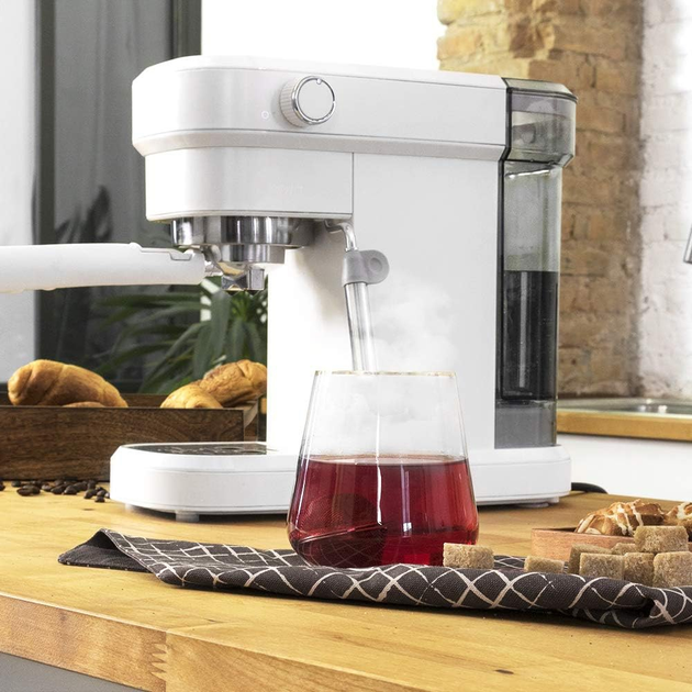 Кавоварка рожкова Cecotec Cafelizzia 790 Біла (01650) - зображення 3