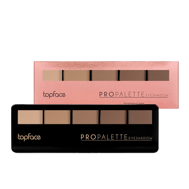 Палетка теней для век 5 оттенков topface Pro Palette, № 19 - Фото 3 Палетка теней для век 5 оттенков topface Pro Palette, № 19 - изображение 3