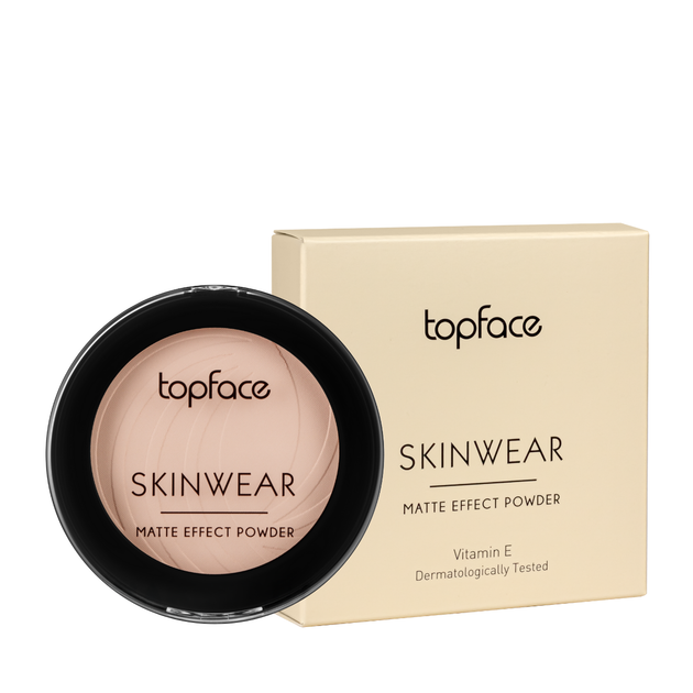 Пудра для обличчя topface Skinwear Matte Effect Powder РТ265 № 01 - Фото 3 Пудра для обличчя topface Skinwear Matte Effect Powder РТ265 № 01 - зображення 3