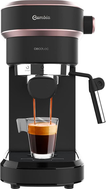 Ekspres do kawy kolbowy Cecotec Cafelizzia 890 Czarny z różowym (01630) - obraz 1
