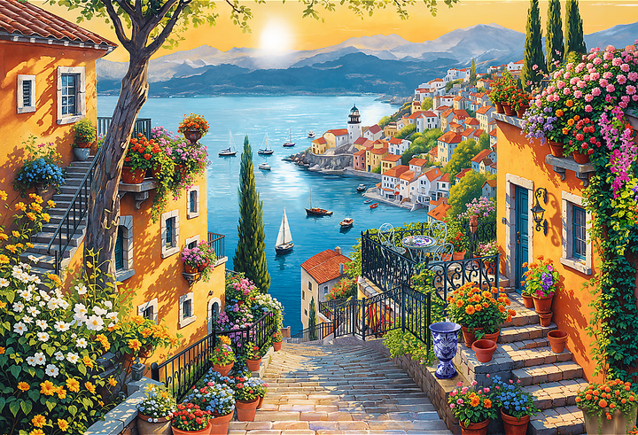 Пазл Trefl Вид на море 1500 елементів 26216 (5900511262162) - зображення 3