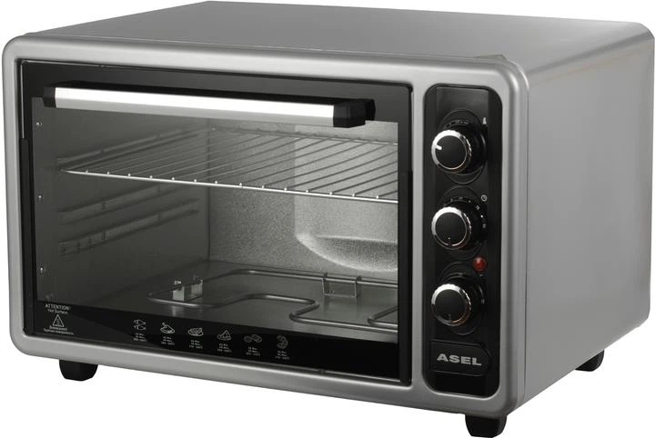 Электрическая духовка ASEL AF-0123(40-23) GREY - Фото 1 Электрическая духовка ASEL AF-0123(40-23) GREY - изображение 1