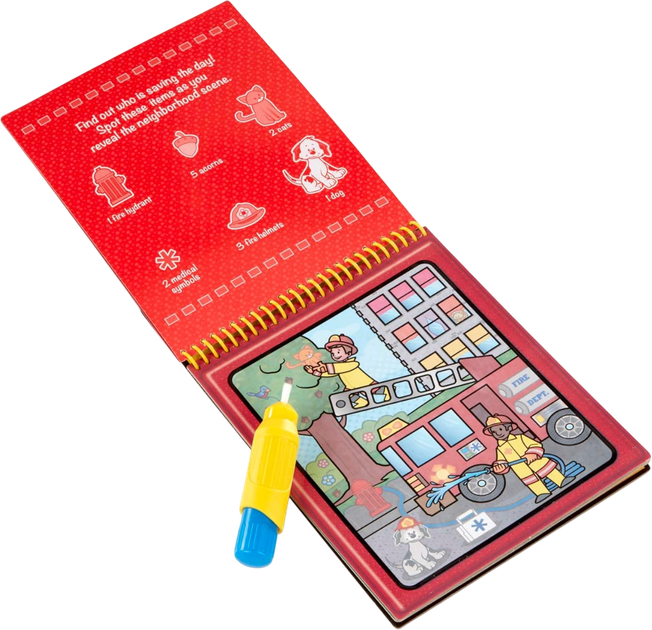 Водна розмальовка Melissa & Doug Water WOW! Транспортні засоби (681147005280) - зображення 2