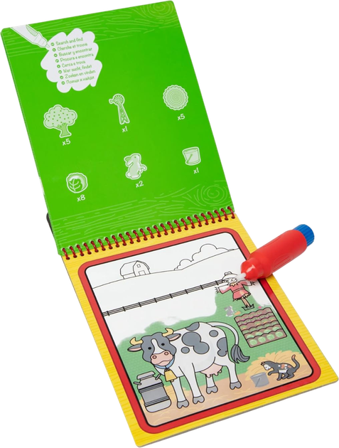 Водна розмальовка Melissa & Doug Water WOW! Ферма (681147005396) - зображення 2