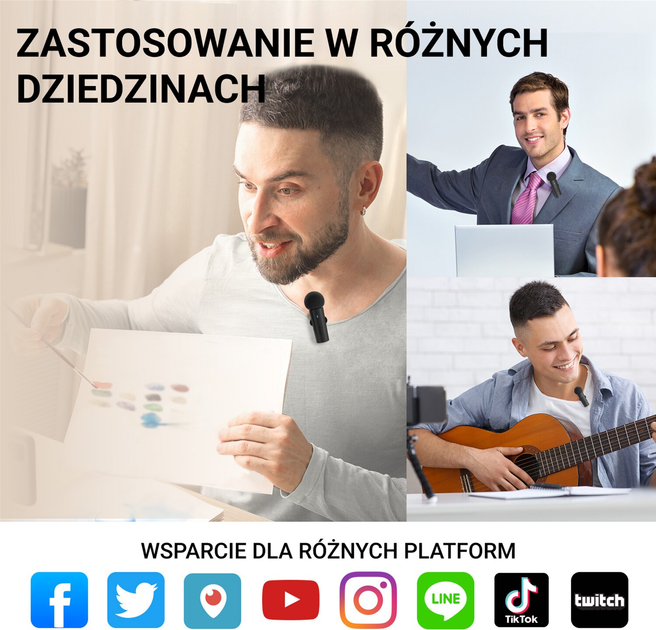 Мікрофон Fifine M6 Wireless (4820216972580) - зображення 9