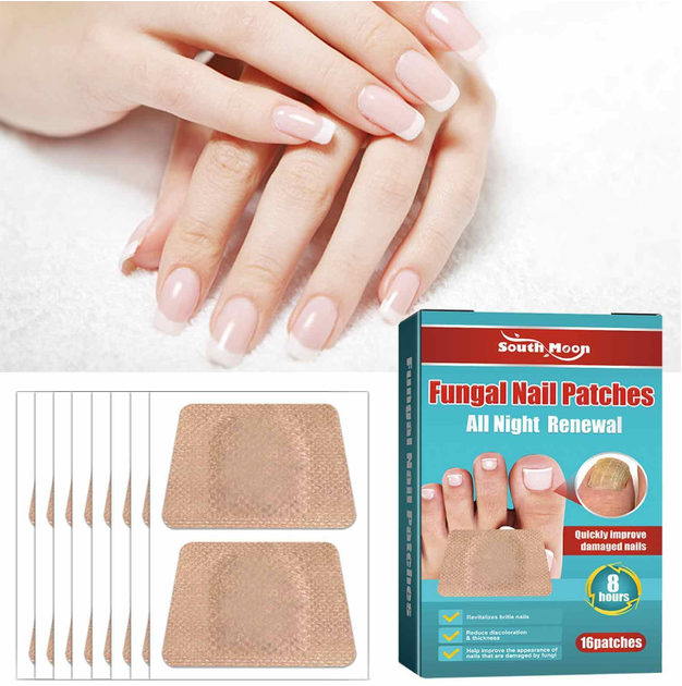 Наклейки-пластыри для ухода за вросшими ногтями Nail Patches, 16 шт в упаковке U9360 - Фото 8 Наклейки-пластыри для ухода за вросшими ногтями Nail Patches, 16 шт в упаковке U9360 - изображение 8